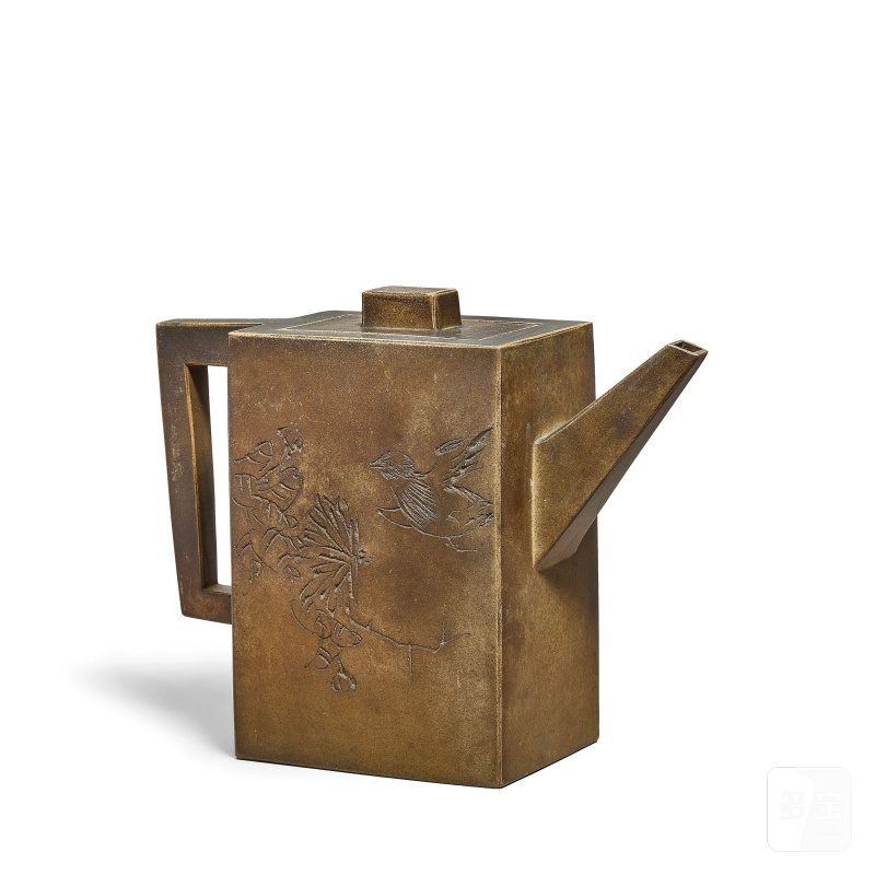 一九三零年 宜興茶壺 | A YIXING TEAPOT AND COVER - 图4